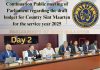 Continuation Public meeting of Parliament regarding the draft budget for Country Sint Maarten for the service year 2025