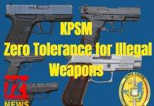 KPSM Takes Decisive Action Against Firearm Possession: Zero Tolerance for Illegal Weapons