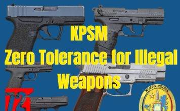 KPSM Takes Decisive Action Against Firearm Possession: Zero Tolerance for Illegal Weapons