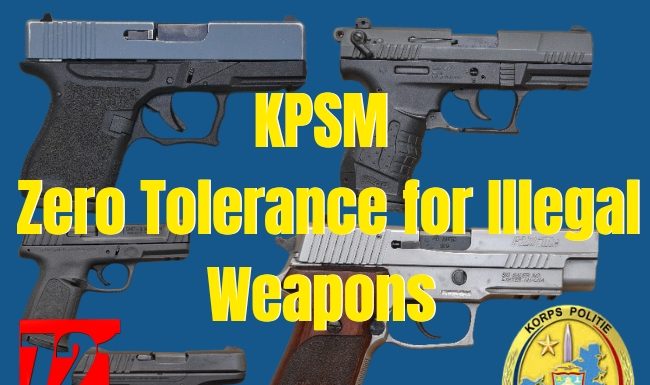 KPSM Takes Decisive Action Against Firearm Possession: Zero Tolerance for Illegal Weapons