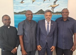 Prime Minister Dr. Luc Mercelina Welcomes Christian Pastors for Courtesy Visit and Dialogue on Social Concerns