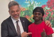 Young Entrepreneur Kenneth Cook Meets Prime Minister Mercelina