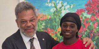 Young Entrepreneur Kenneth Cook Meets Prime Minister Mercelina