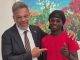 Young Entrepreneur Kenneth Cook Meets Prime Minister Mercelina