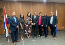 PRIME MINISTER DR. LUC MERCELINA WELCOMES BONAIRE’S ISLAND COUNCIL MEMBERS FOR COURTESY VISIT