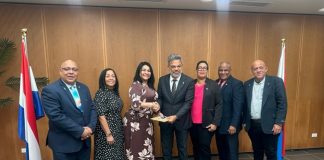 PRIME MINISTER DR. LUC MERCELINA WELCOMES BONAIRE’S ISLAND COUNCIL MEMBERS FOR COURTESY VISIT