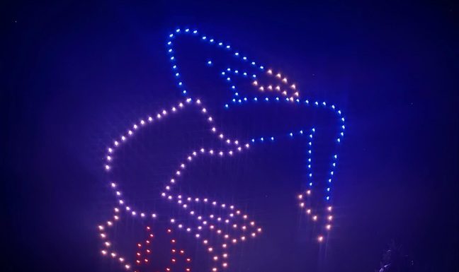 Drone Swarm Light Show Authorization