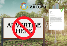 VROMI Infrastructure Department to Proceed with Removal of Illegally Placed Billboards