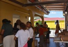 A tremendous turnout of the community to the Sint Maarten Library book sale event