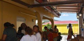 A tremendous turnout of the community to the Sint Maarten Library book sale event