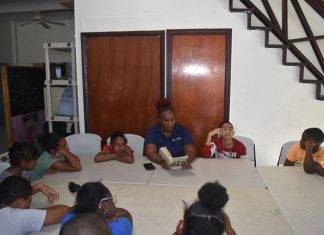 Sint Maarten Library Hosts Youth Literary Engagement for Black History Month at ASA No Kidding With Our Kids Afterschool Program
