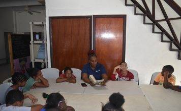 Sint Maarten Library Hosts Youth Literary Engagement for Black History Month at ASA No Kidding With Our Kids Afterschool Program