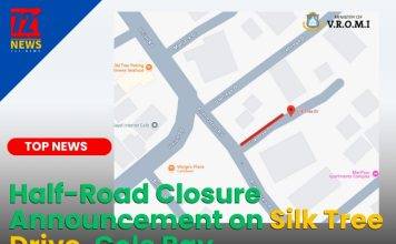 Half-Road Closure Announcement on Silk Tree Drive, Cole Bay for Concrete Hard Surfacing- Secondary Road Project