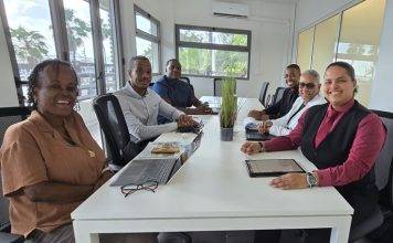 Minister ECYS Melissa Gumbs, 3rd Vice President of Collectivite Dominique Louisy Meet to Discuss Cooperation, Collaboration