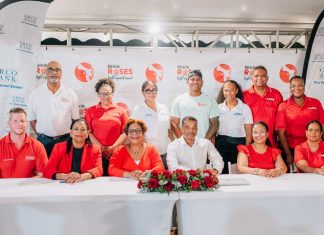 Bonaire Overheidsgebouwen i Fundashon Ride for the Roses Boneiru ta sera akuerdo di kolaborashon di sinku aña