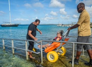 FKPD ta hasi uso di bahada di aksesibilidat na Isidel Beach Park