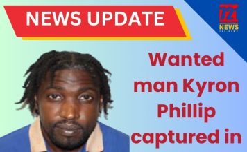 Wanted man Kyron Phillip captured in St. Martin