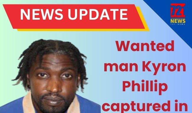 Wanted man Kyron Phillip captured in St. Martin