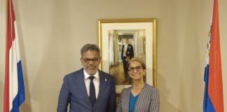 PoP Wescot-Williams and PM Dr. Mercelina officially meet to discuss the working relationship between Parliament and the CoM