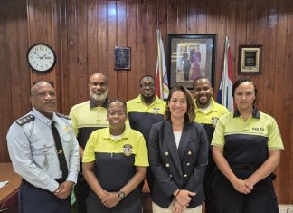 Minister of Justice Visits KPSM Ahead of Officers’ Departure for School Resource Training in the USA