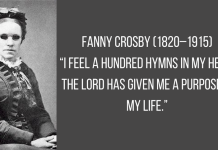 Experience the Inspiring Story of Fanny Crosby – March 29th, 2025