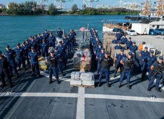 Coast Guard offloads over $141 million in illicit drugs interdicted in Caribbean Sea