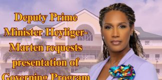 Deputy Prime Minister Heyliger-Marten requests presentation of Governing Program to parliament