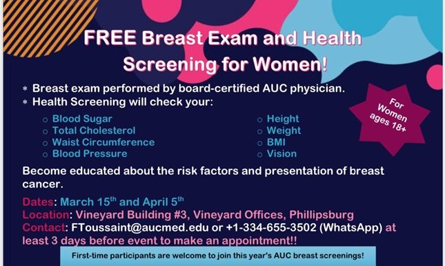 Dr. Chobanyan and AUC Students Gear Up for Next Round of Breast Abnormalities Screenings