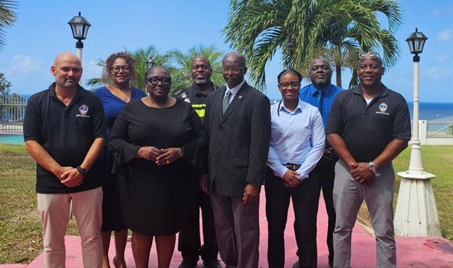 The Caribbean Netherlands Police Force (KPCN) presents Camera Surveillance Plans to Statia Government