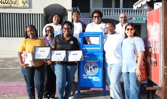 Academy Key Club Completes “Bin the Waste Project”