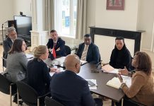 Prime Minister Dr. Luc Mercelina Engages with Minister Plenipotentiary and Cabinet Team in The Hague
