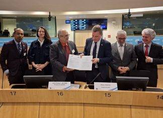 SER Curaçao signs international cooperation agreement in Brussels