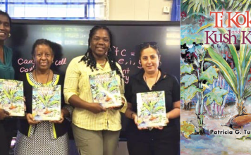Leonald Conner School students receive storybook from St. Martin publisher with SMTA sponsorship