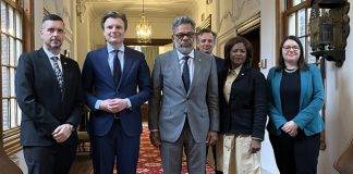 Prime Minister Dr. Luc Mercelina Meets with Dutch Minister of Defense Ruben Brekelmans to Strengthen Kingdom Security Cooperation