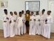 Minister Plenipotentiary Arrindell receives members of the Dance & Arts Dimensions Academy
