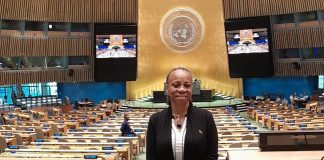 One SXM presentation by Rhoda Arrindell at the United Nations