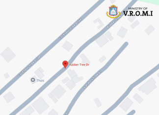 Ministry of VROMI Announces Partial Road Closure on Rubber Tree Drive, Cole Bay
