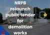 NRPB relaunch public tender for demolition works