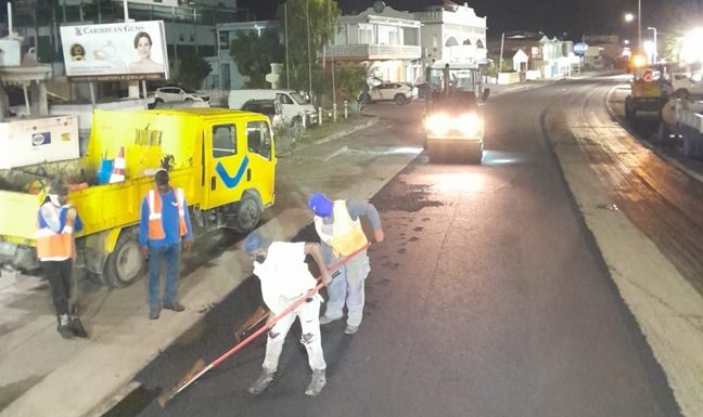 Nightly Road Closure of A. TH. Illidge Road for Asphalt Resurfacing Project