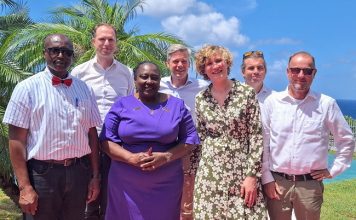 Ministry of Housing and spatial planning delegation visits Statia