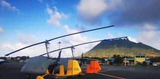 Gyrocopters touch down at Statia airport