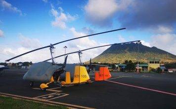 Gyrocopters touch down at Statia airport