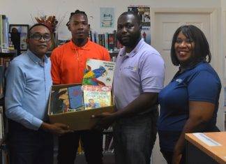 Sint Maarten Library Partners with Rotary Club of St. Martin Sunset for Community Book Drive