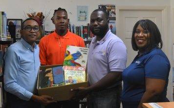 Sint Maarten Library Partners with Rotary Club of St. Martin Sunset for Community Book Drive