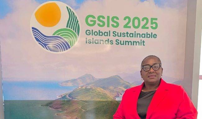 Governor Alida Francis of Statia Addresses Global Sustainable Island Summit in St. Kitts