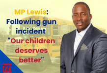 MP Lewis: following gun incident “Our children deserves better”