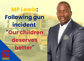 MP Lewis: following gun incident “Our children deserves better”