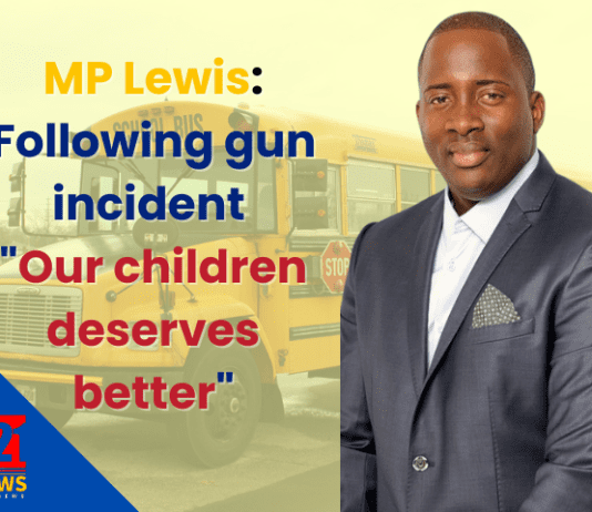 MP Lewis: following gun incident “Our children deserves better”