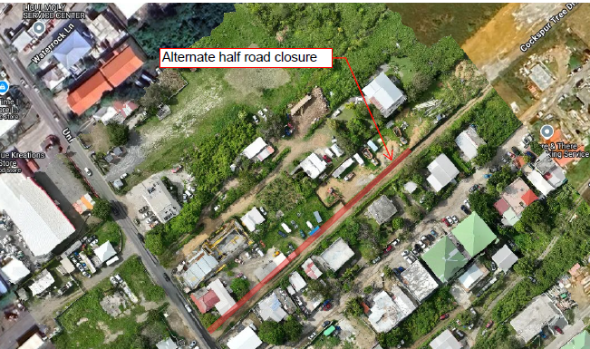 Ministry of VROMI Announces Partial Road Closure of Parallel Road Rubber Tree Drive, Concrete Resurfacing Project