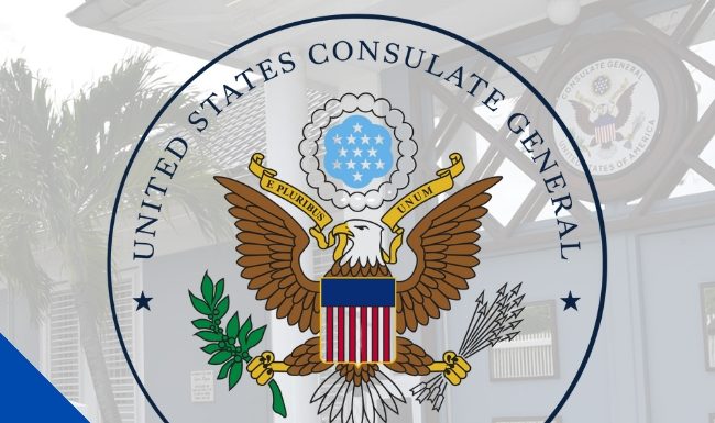 U.S. Consular Services Visit set for January 27 by Appointment Only